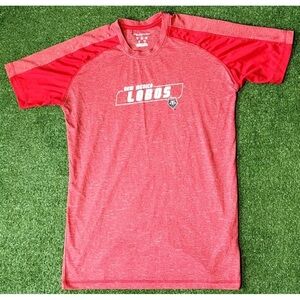 NWT Champion Elite New Mexico Lobos Performance Tee Red Men's Size Large